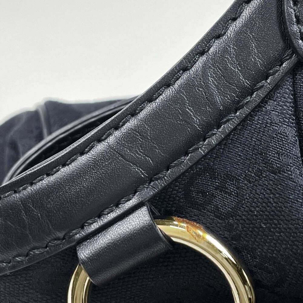 GUCCI Black Canvas Tote Bag - Picture 5 of 11
